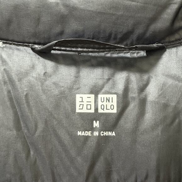 Uniqlo Womens Shawl Collar Long Down Puffer Jacket Size M Lightweight Packable - Picture 7 of 9